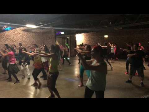 Marlex doing Can't Hold Us at MC hosted by ZumbaNina