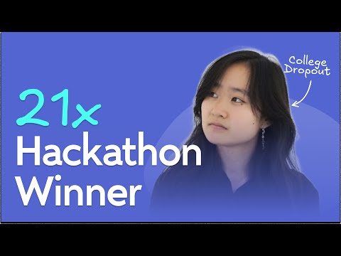 College Dropout Who Won 21 Hackathons (70% Win Rate) | Jia Chen