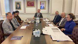 BAŞKAN BEY KENTSEL DÖNÜŞÜM ÇALIŞMALARI TOPLANTI