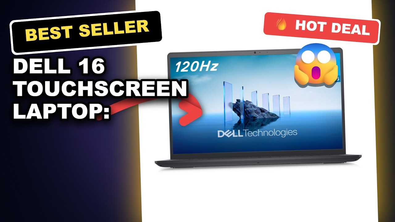 Dell 16 Touchscreen Laptop: Core 7 Power for Professionals - Worth It? review video