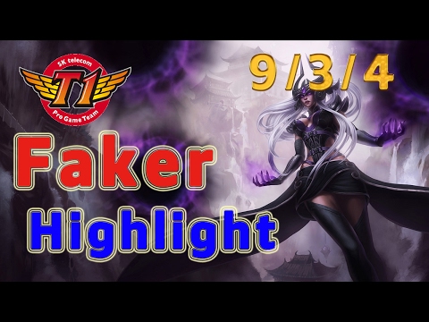 Highlight SKT T1 Faker Syndra MID vs Corki Patch 7.2