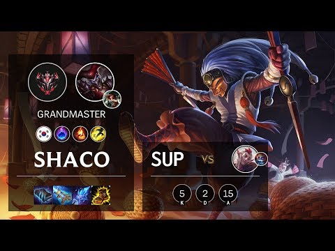 Shaco Support vs Rakan - KR Grandmaster Patch 10.3