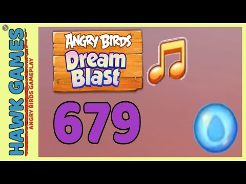 Angry Birds Dream Blast Level 679 Hard - Walkthrough, No Boosters