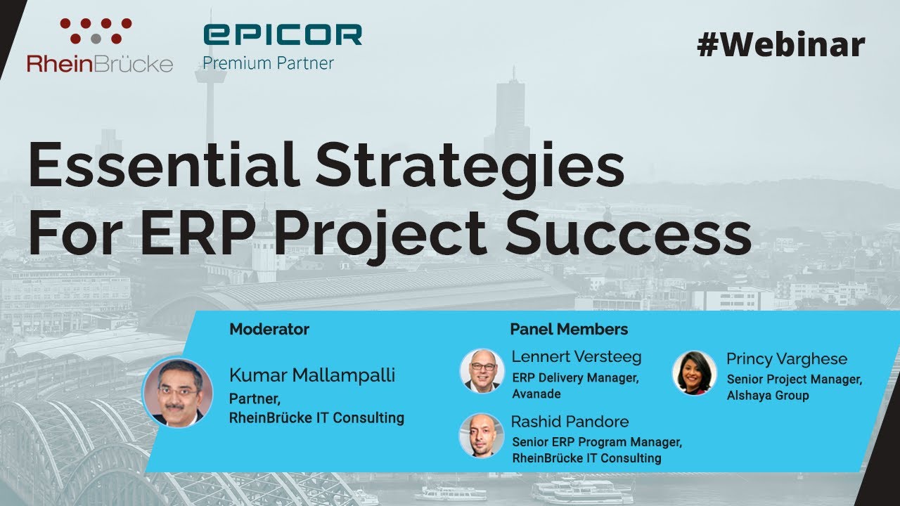 Webinar - Essential Strategies for ERP Project Success
