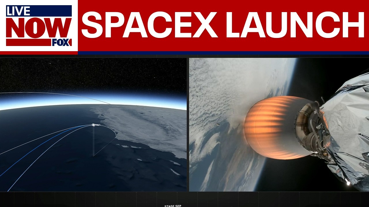 WATCH: SpaceX launches 24 Starlink satellites on Falcon 9 rocket