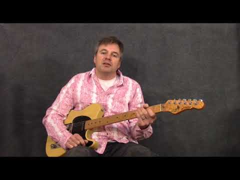 Basic Shuffle Rhythm 12 Bar Blues in A