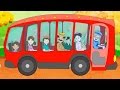 Nursery Rhymes For Children Wheels On The Bus HooplaKidz TV
