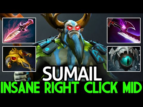 SUMAIL [Nature's Prophet] Insane Right Click Mid Aggressive Play Dota 2