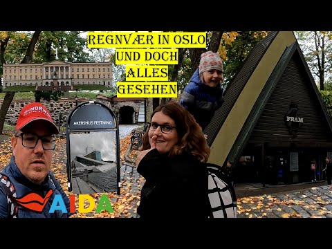 Regnvær in OSLO & doch ALLES gesehen - zu Fuß und mit dem Bus (4K) |AIDA Nova 10-2022| VLOG #024-5-1