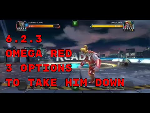 How to beat act 6 omega red (6.2.3) 3 options to take him down mcoc