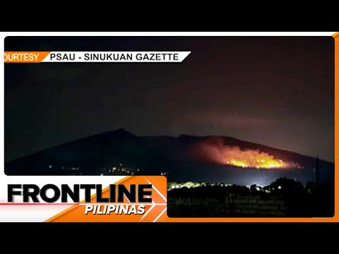 Malaking bahagi ng Mt. Arayat, nasunog; mga bumbero, hirap makaakyat sa bundok Frontline Pilipinas