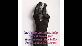 Britney Spears - Invitation (Lyrics)