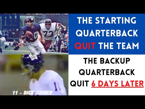 The Most DYSFUNCTIONAL Start to a Season in NFL HISTORY | 1971 Giants