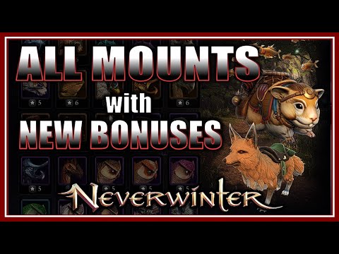 All 4-Slot Mounts! (doc updated) NEW Insignia Bonus BEST for ENDGAME! - Neverwinter M29
