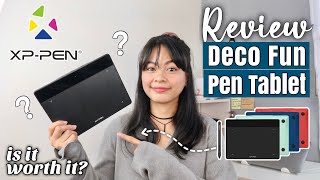 [REVIEW] XP-Pen Deco Fun Series Pen Tablet (Is it Worth It?) ❤︎ | emmy lou