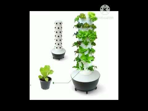 48 planter Hydroponic pine apple shape tower fully automatic