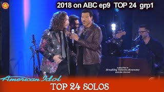 Brandon Diaz and Lionel Richie Impromptu  DUET “Hello”  American Idol 2018 Top 24 Solo