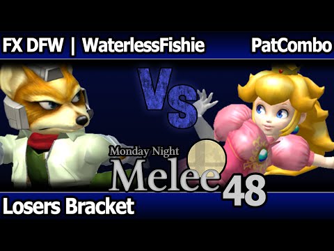 MNM 48 Melee - FX DFW | WaterlessFishie (Fox) vs Pat Combo (Peach) - Losers Bracket