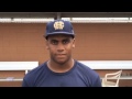 Holy Cross left fielder Tre' Turner discusses the ...