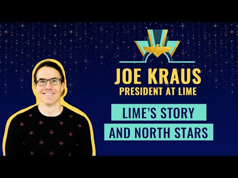 Lime's story & north stars by Joe Kraus, President at Lime - YouTube