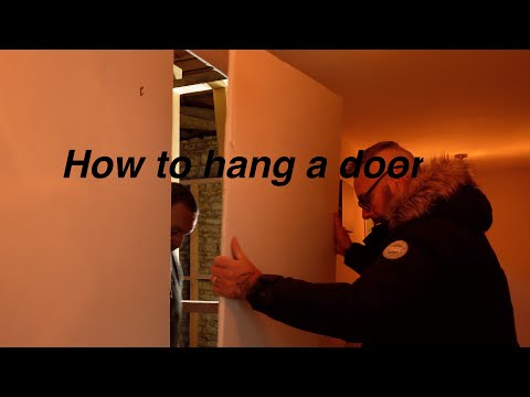 How to hang a door for beginners | Attic conversion day 9 | We bought an old house to renovate