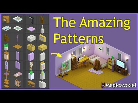 Magicavoxel Tutorial｜The Amazing Pattern Brush Tool