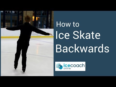 Learn how to ice skate backwards