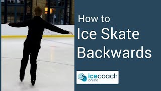Learn how to ice skate backwards