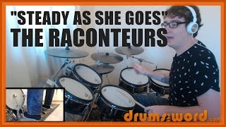 ★ Steady As She Goes (The Raconteurs) ★ Drum Lesson PREVIEW | How To Play Song (Patrick Keeler)