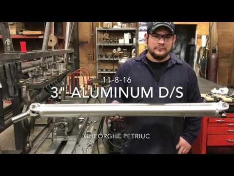 Aluminum drive shaft build
