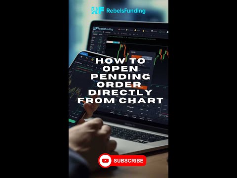 TUTORIAL: How to open pending orders directly from chart