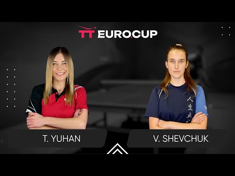 12:15 Tetiana Yuhan - Viktoriia Shevchuk 16.03.2025 TT Euro.Cup Women Ukraine Star. TABLE 3