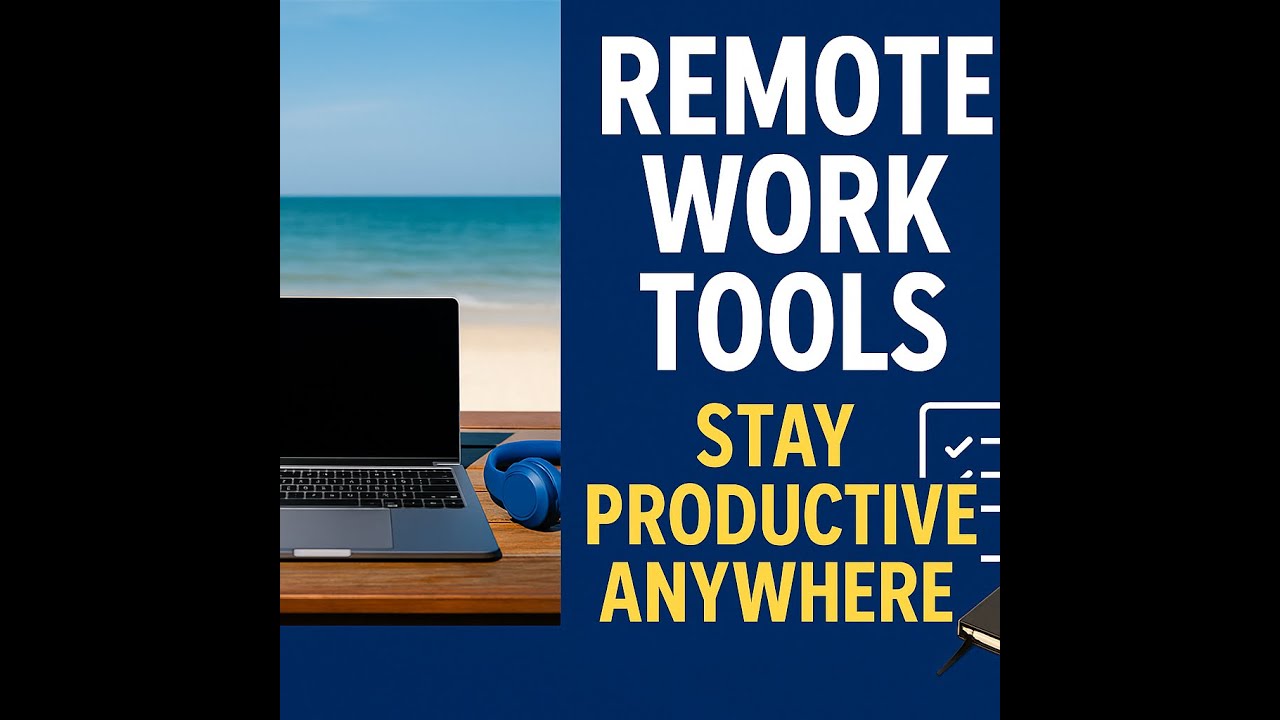Remote Work Essentials  Tools to Boost Your Productivity While Travelling