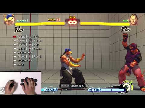 Ultra Street Fighter 4 Trial Mode - Yun (1080p 60fps)