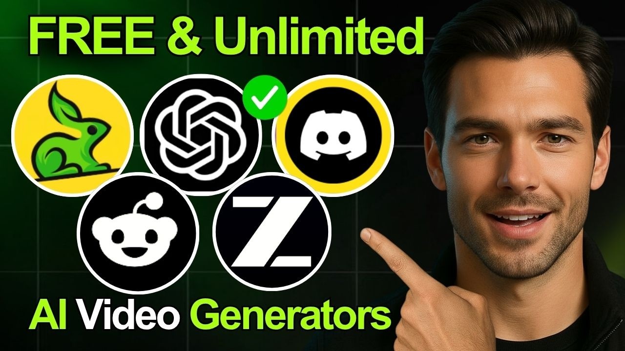 5 FREE & UNLIMITED AI Video Generators (Text-to-Video 2026) | No Limits, No Watermark