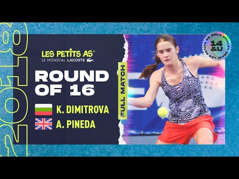 Les Petits As 2018 | Girls Round of 18 | Katerina Dimitrova vs. Andrea Pineda