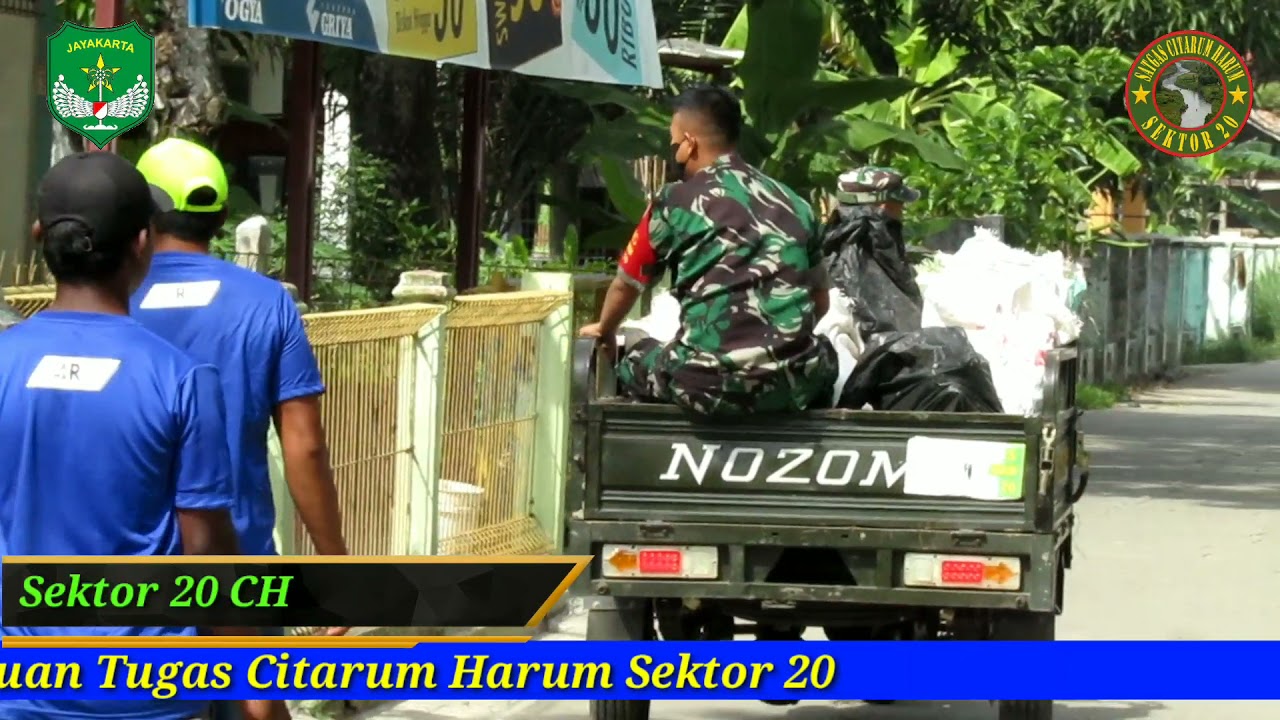 @binewsberitaindonesia8216Jumsih: Satgas Citarum Harum Sektor 20 Jemput Bola Sampah di Rumah Warga,