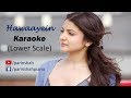 Hawaayein - Jab Harry Met Sejal - Karaoke (Lower Scale)