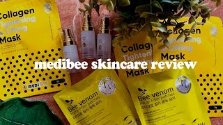 Korean Skincare Review: MEDIBEE Serum, Micro-filler Patches & Collagen Mask!