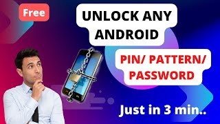 How to unlock Password Pattern lock on Android without losing Data| 2023 certified Method 💥