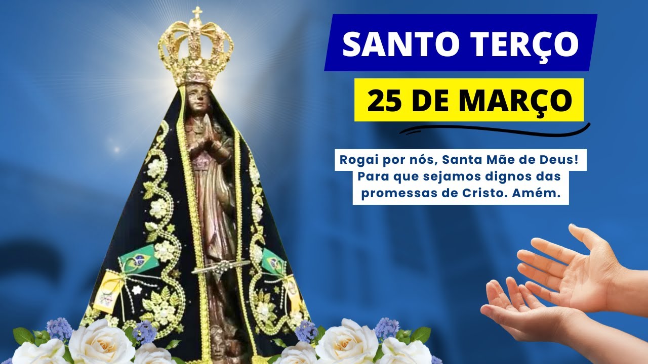 TODAY'S HOLY ROSARY OF APARECIDA - 03/25/2025 | SORROWFUL MYSTERIES | DAY OF THE ANNUNCIATION OF ...