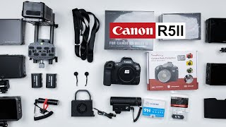 TOP CANON R5II Accessories - EASYCOVER - TILTA CAGE - Peak Design - Fan Cool - EinScan SP V2