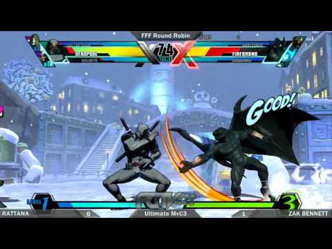 UMvC3 Rattana Vs. Zak Bennett FT5 (1 of 2)