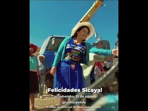 #NayrirPachaTv #Informa ARCE SALUDÓ A NUESTRO QUERIDO MUNICIPIO DE SICAYA, EN #COCHABAMBA.