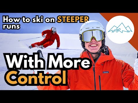How to ski steep slopes with more control | How to ski down steep slopes for beginners