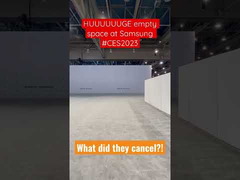 The mystery of Samsung’s empty booth at CES 2023