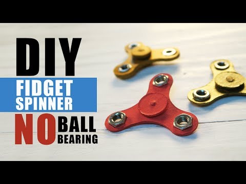 How to make a DIY Fidget Spinner Without Ball Bearings