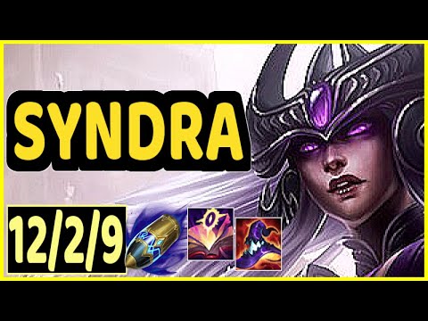 SYNDRA VS RYZE - 12/2/9 KDA MID GAMEPLAY CHALLENGER I
