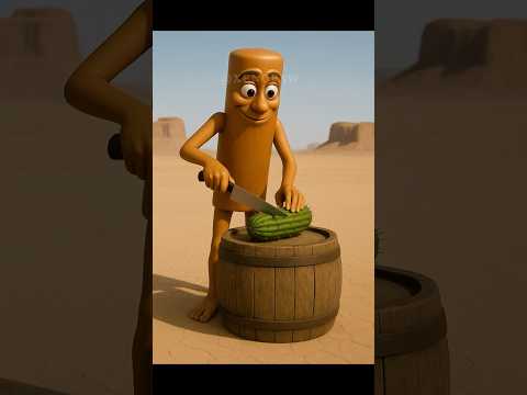 The Cactus Challenge with Tung Tung Tung Sahur #shorts