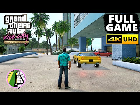 GTA Vice City Definitive Edition Gameplay Walkthrough FULL GAME - PC 4K 60FPS No Commentary